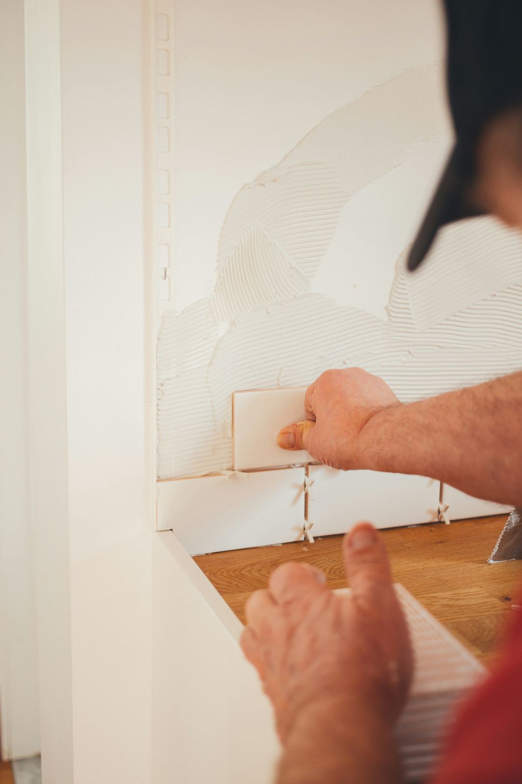 Tiling and grouting